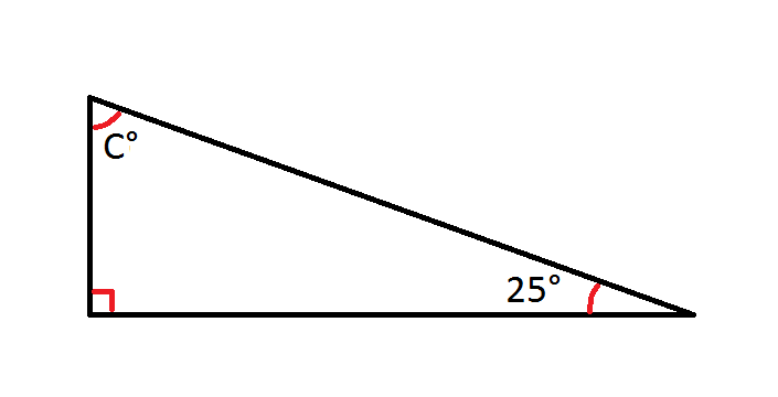 How to find an angle in a right triangle - Basic Geometry