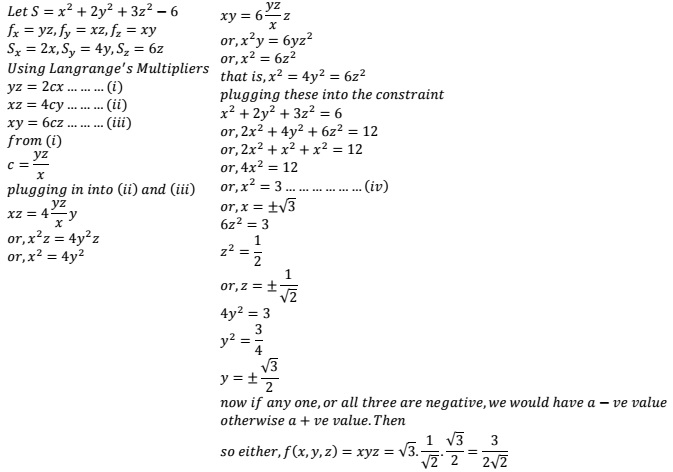 Lagrange Multiplier Calculator