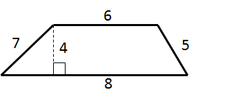 area formula for a trapezoid